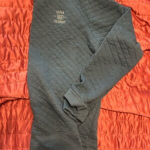 Quilted Blue Womens Aspen Colorado Crewneck Sweater size XXL